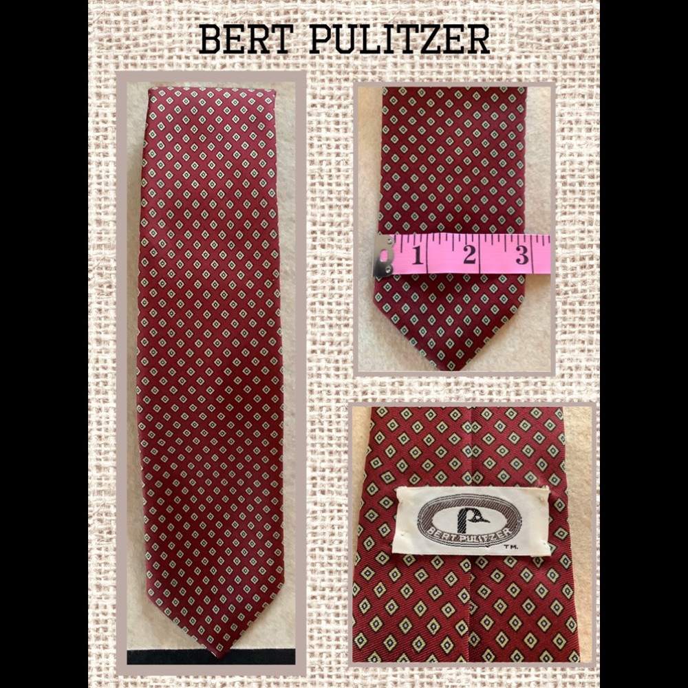 Bert Pulitzer Vintage Silk Men’s Necktie